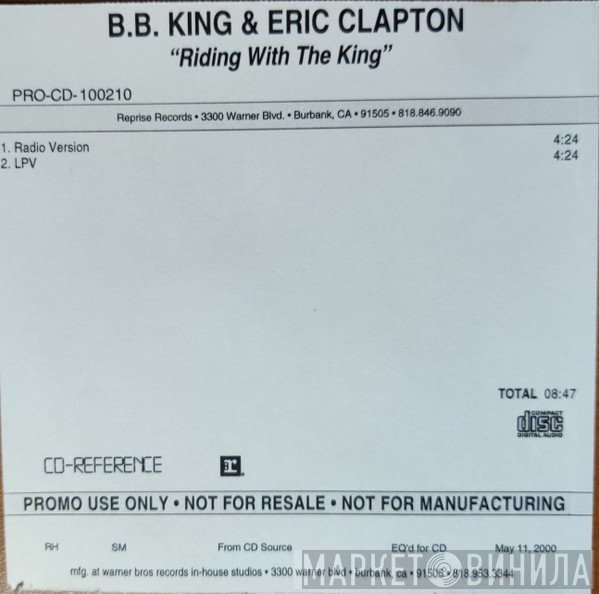 B.B. King, Eric Clapton  - Riding With The King