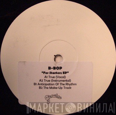 B-Bop - For Starters EP Promotional Copy