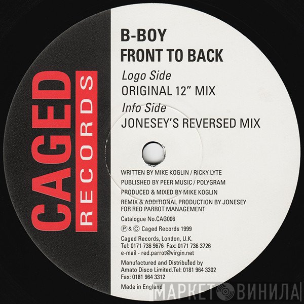 B-Boy - Front To Back