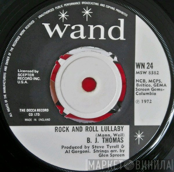 B.J. Thomas - Rock And Roll Lullaby / Are We Losing Touch