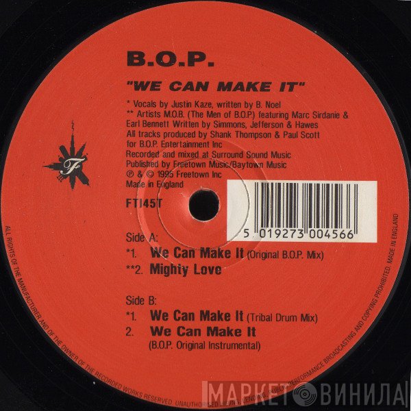 B.O.P. - We Can Make It