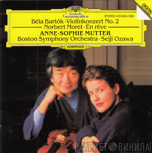 Béla Bartók • Norbert Moret - Anne-Sophie Mutter, Seiji Ozawa, Boston Symphony Orchestra  - Violinkonzert No. 2 / En Réve