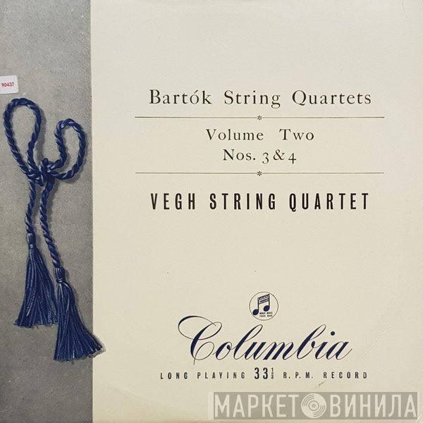 Béla Bartók, Quatuor Végh  - String Quartets - Volume Two Nos. 3 & 4