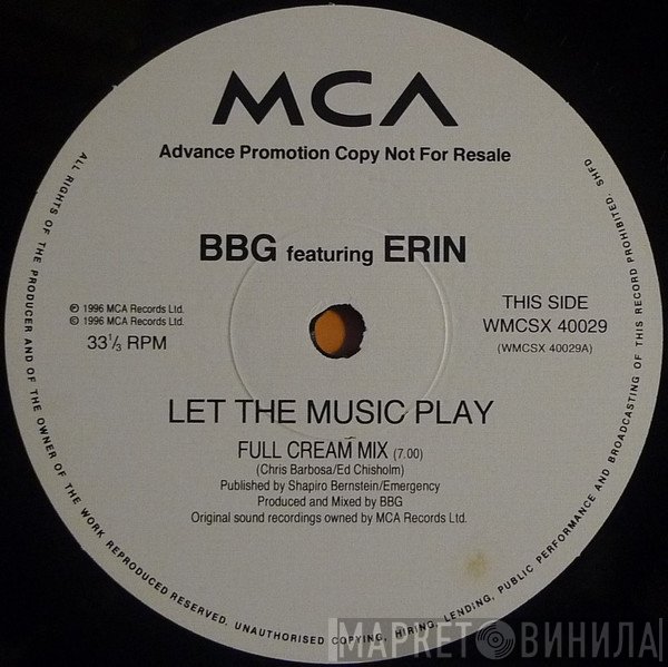 BBG, Erin Lordan - Let The Music Play