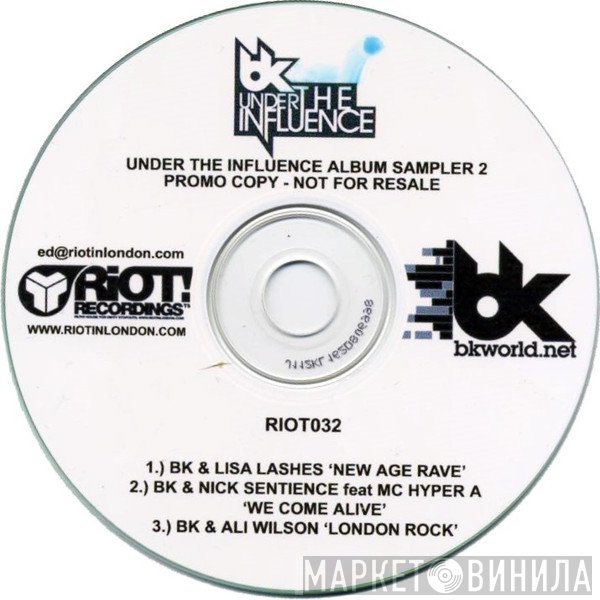 BK  - Under The Influence Album Sampler 2