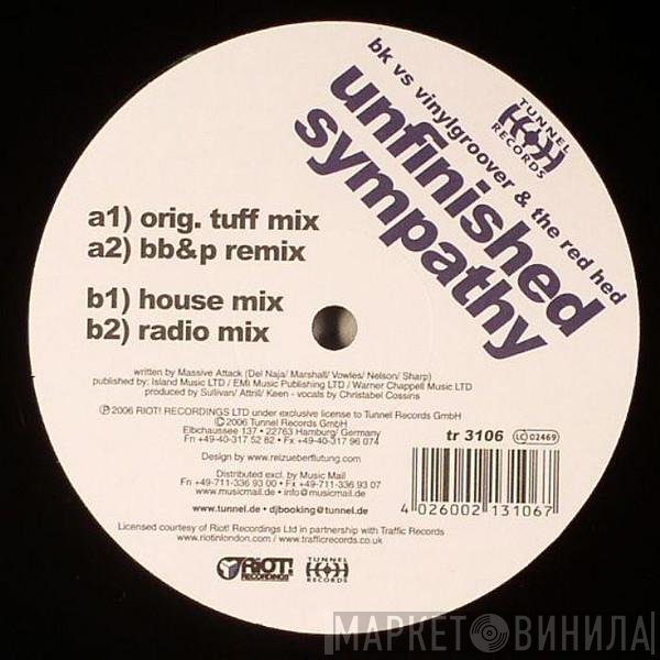 BK Vs Vinylgroover & The Red Hed  - Unfinished Sympathy