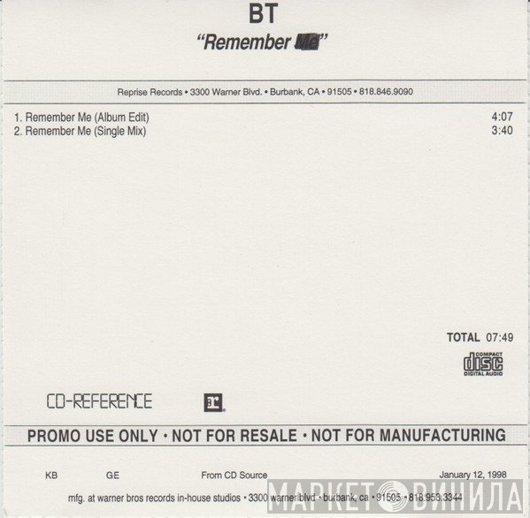 BT  - Remember