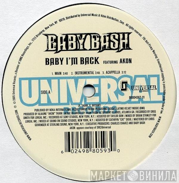 Baby Bash - Baby I'm Back