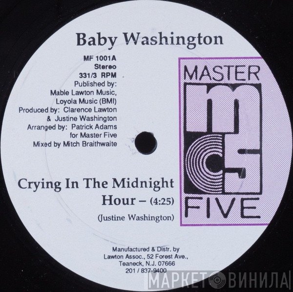 Baby Washington - Crying In The Midnight Hour