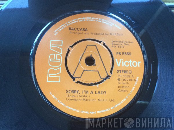 Baccara - Sorry, I'm A Lady