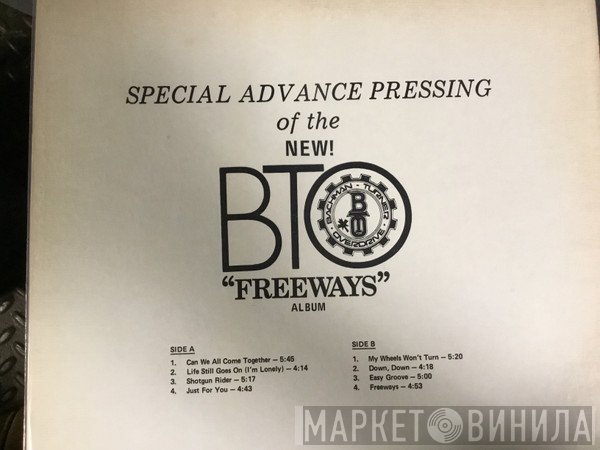 Bachman-Turner Overdrive  - Freeways