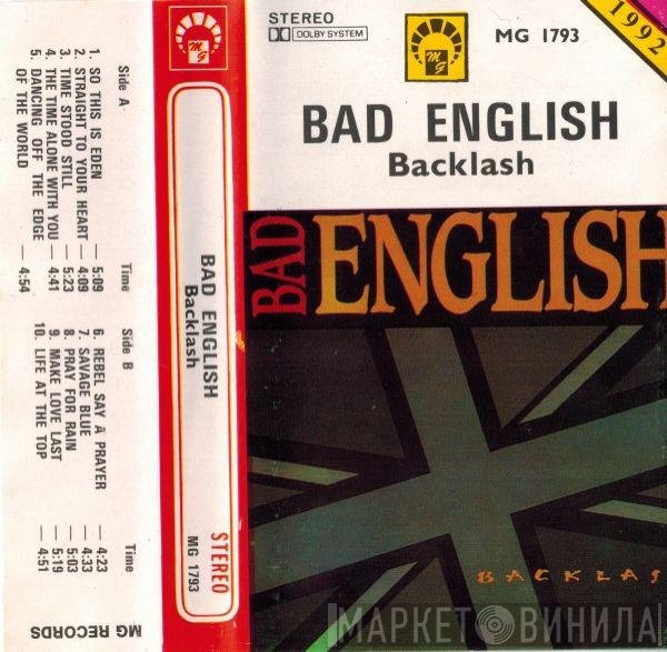 Bad English  - Backlash