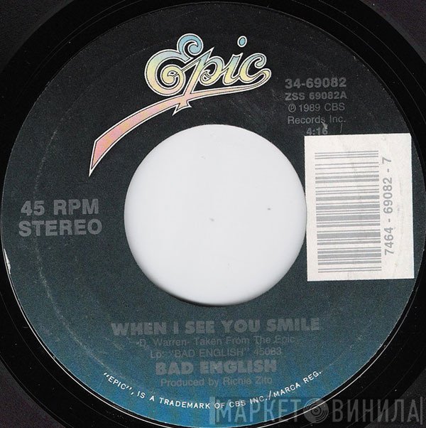 Bad English - When I See You Smile