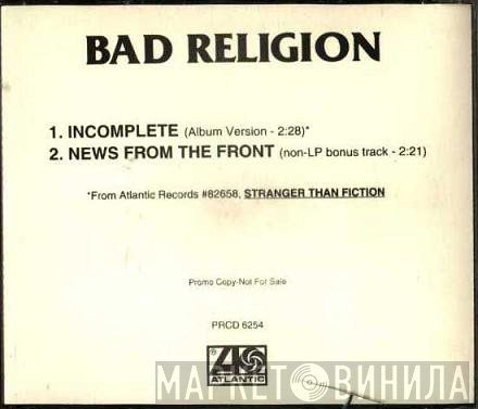 Bad Religion  - Incomplete