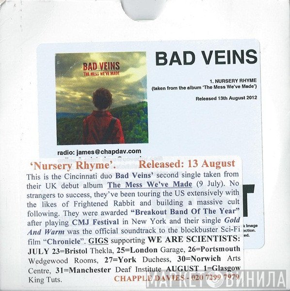 Bad Veins - Nursery Rhyme