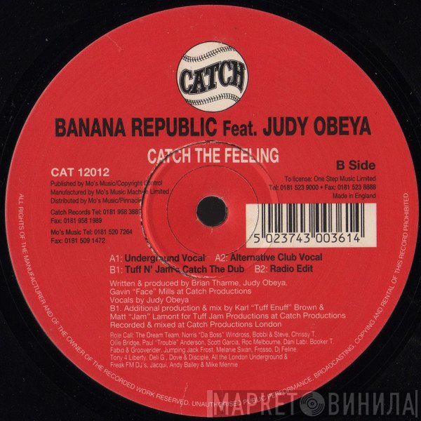 Banana Republic, Judy Obeya - Catch The Feeling