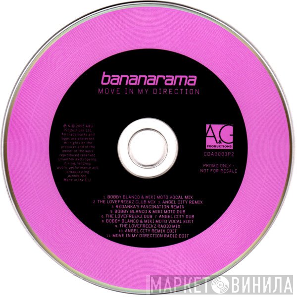 Bananarama  - Move In My Direction