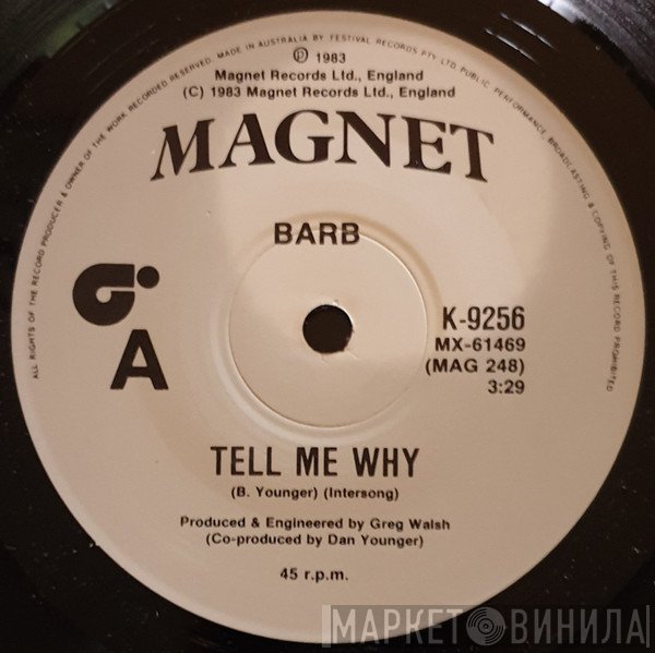Barb Jungr  - Tell Me Why
