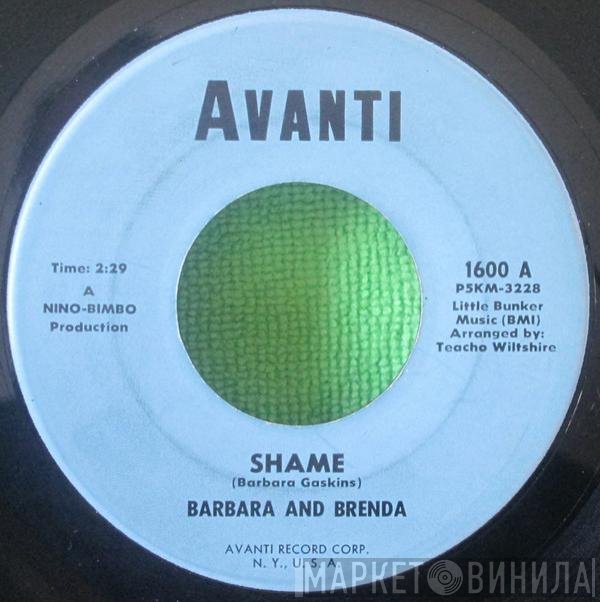 Barbara And Brenda  - Shame / Let's Get Together