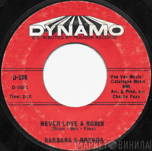 Barbara And Brenda - Never Love A Robin / Sally's Party
