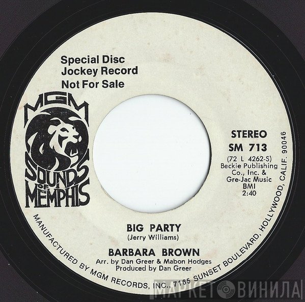 Barbara Brown  - Big Party