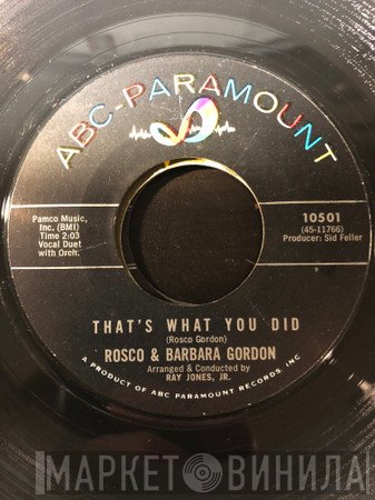 Barbara Gordon, Rosco Gordon - I Don't Stand A Chance