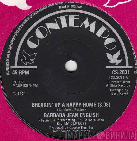 Barbara Jean English - Breakin' Up A Happy Home