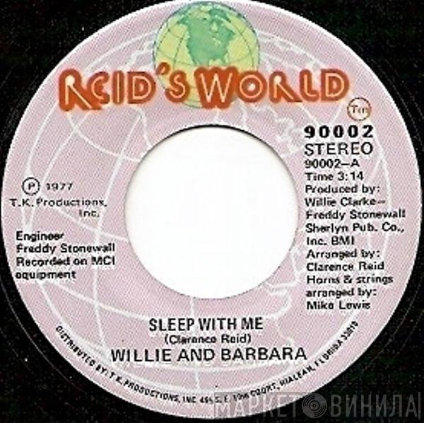 Barbara Jones , Willie Mallory - Sleep With Me / I Wanna Do You