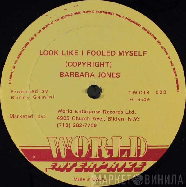 Barbara Jones - Look Like I Fooled Myself