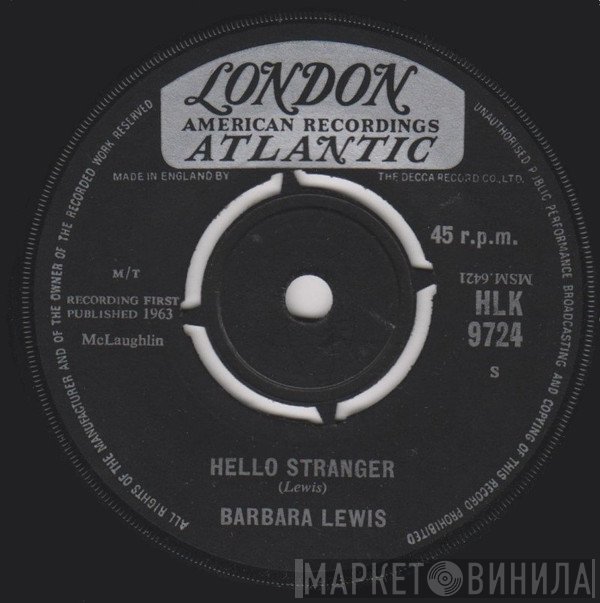 Barbara Lewis  - Hello Stranger / Think A Little Sugar