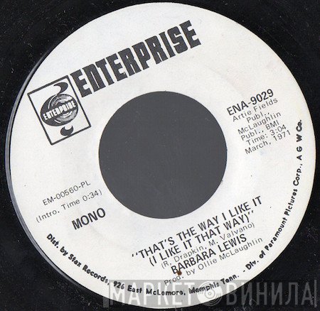 Barbara Lewis - That's The Way I Like It (I Like It That Way)