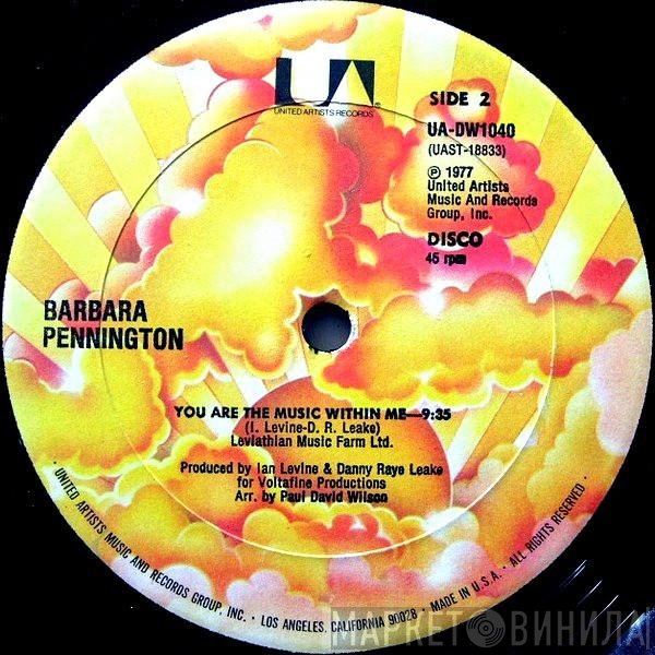 Barbara Pennington - You Are The Music Within Me