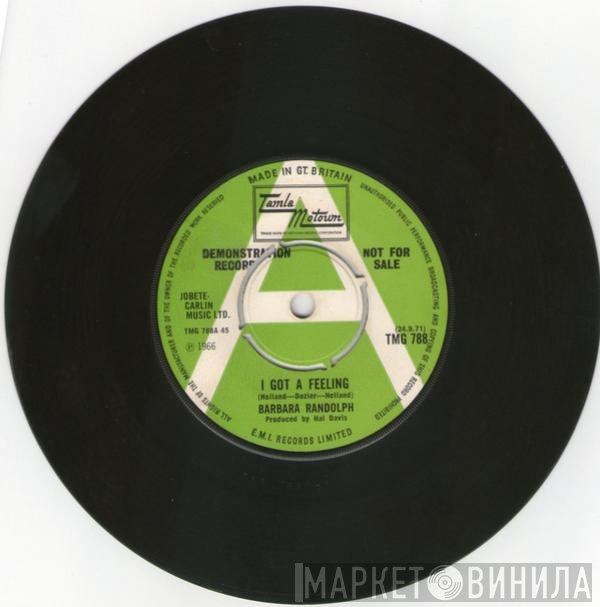 Barbara Randolph - I Got A Feeling / You Got Me Hurtin' All Over
