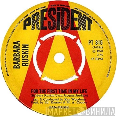 Barbara Ruskin - For The First Time In My Life