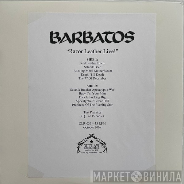 Barbatos  - Razor Leather Live!