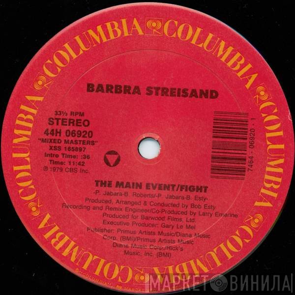 Barbra Streisand  - The Main Event/Fight / Promises