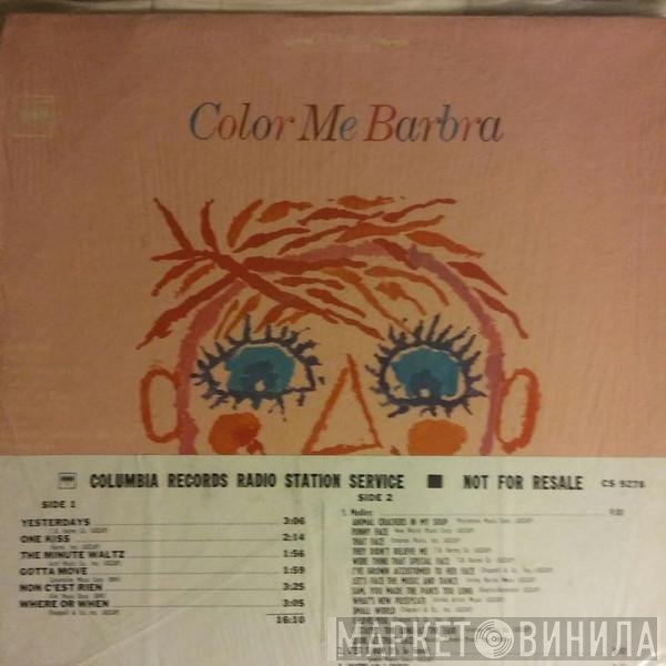 Barbra Streisand  - Color Me Barbra