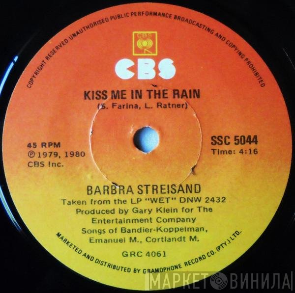 Barbra Streisand  - Kiss Me In The Rain