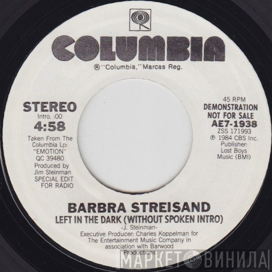 Barbra Streisand  - Left In The Dark