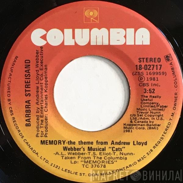 Barbra Streisand  - Memory