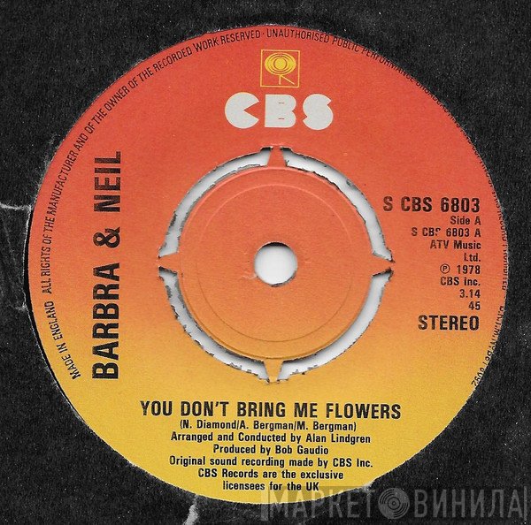 Barbra Streisand, Neil Diamond - You Don't Bring Me Flowers