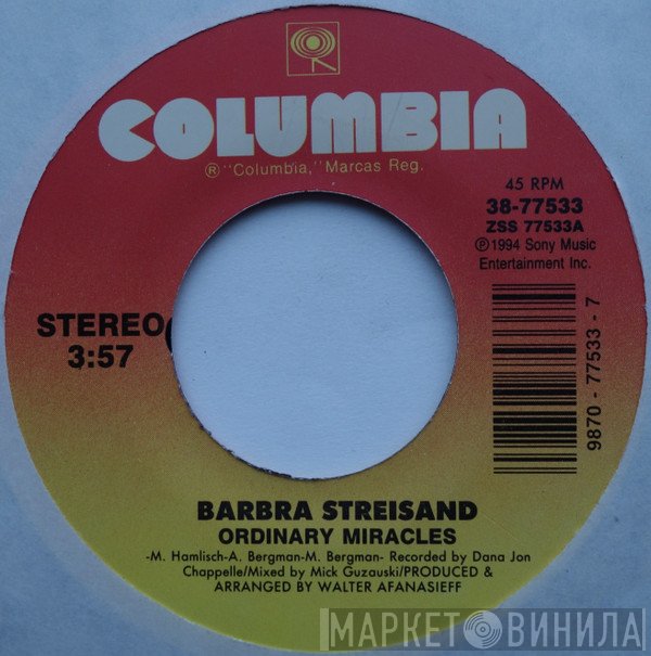 Barbra Streisand  - Ordinary Miracles