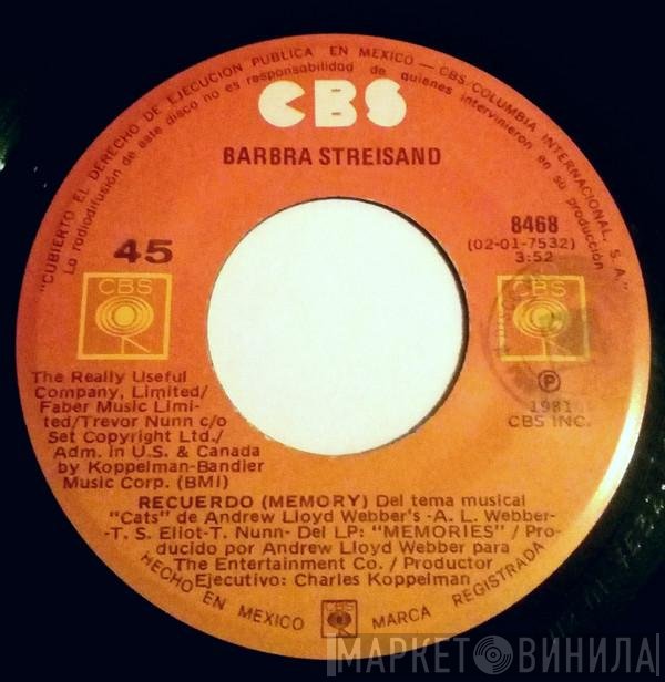 Barbra Streisand  - Recuerdo = Memory