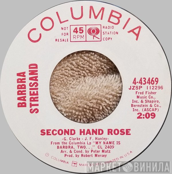 Barbra Streisand  - Second Hand Rose
