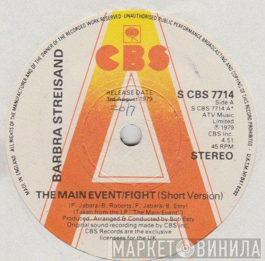 Barbra Streisand - The Main Event / Fight