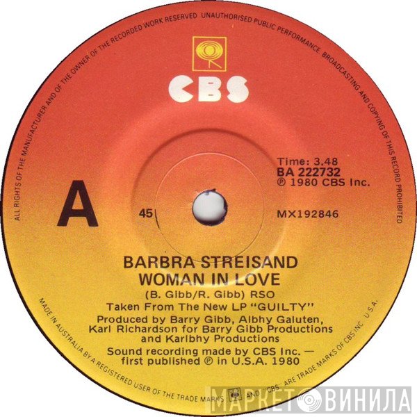 Barbra Streisand  - Woman In Love