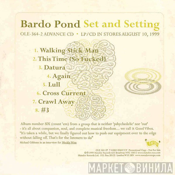 Bardo Pond  - Set And Setting
