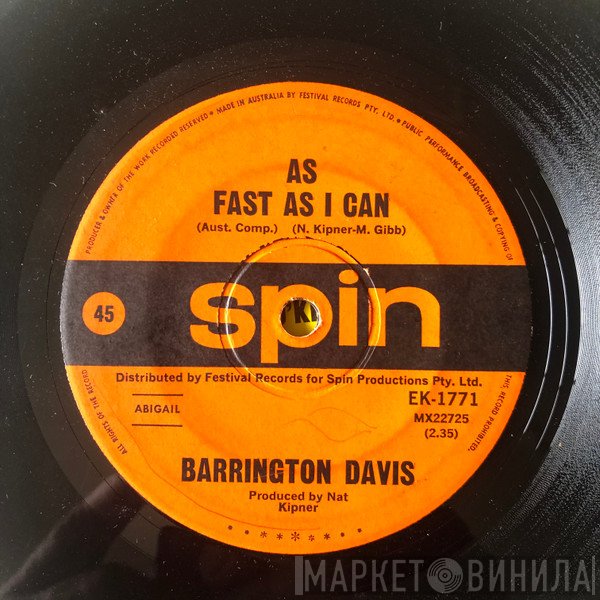 Barrington Davis  - Raining Teardrops