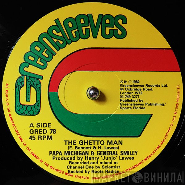 Barrington Levy, Michigan & Smiley - The Ghetto Man / Come On