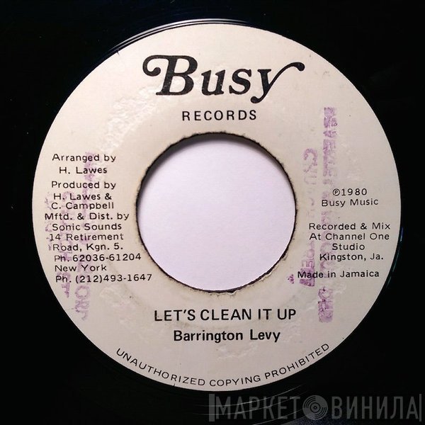 Barrington Levy - Lets Clean It Up